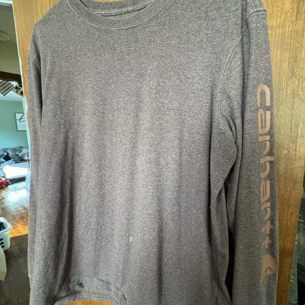 Carhartt Women’s Brown/Purple Long Sleeve Shirt